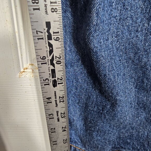 Levi's 550 Blue Jeans 48X29 Men's Straight Leg Denim - Picture 9 of 10